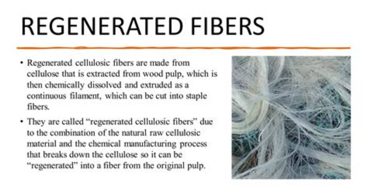 Are Regenerated Fibers Natural?