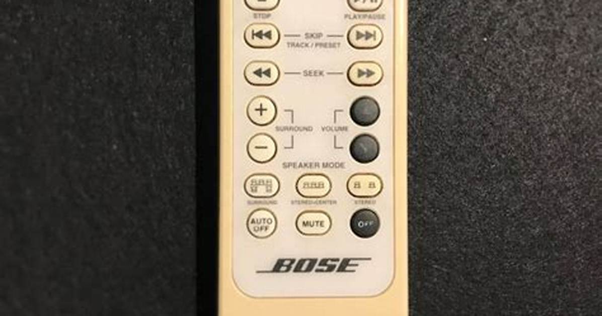 Can a Bose Rc 9 Remote Work with Lifestyle 12?