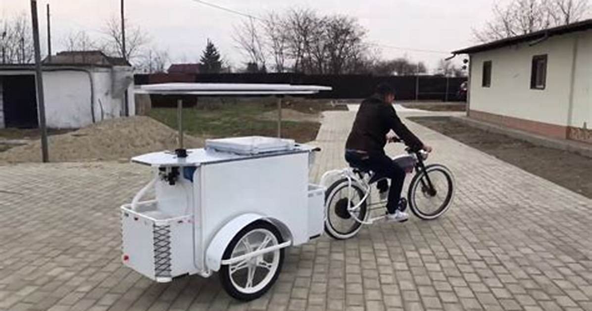 Can a Ice Cream Cart Be Towed on an Ebike?