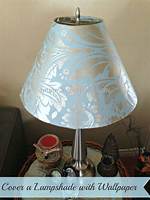 Can I Cover a Lampshade in Wallpaper?