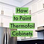 Can Thermofoil Cabinets Be Painted over?