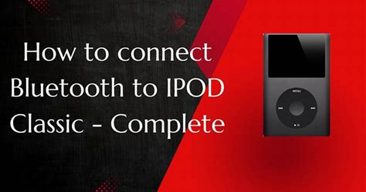 Can You Connect an Old iPod to a Bluetooth Speaker?