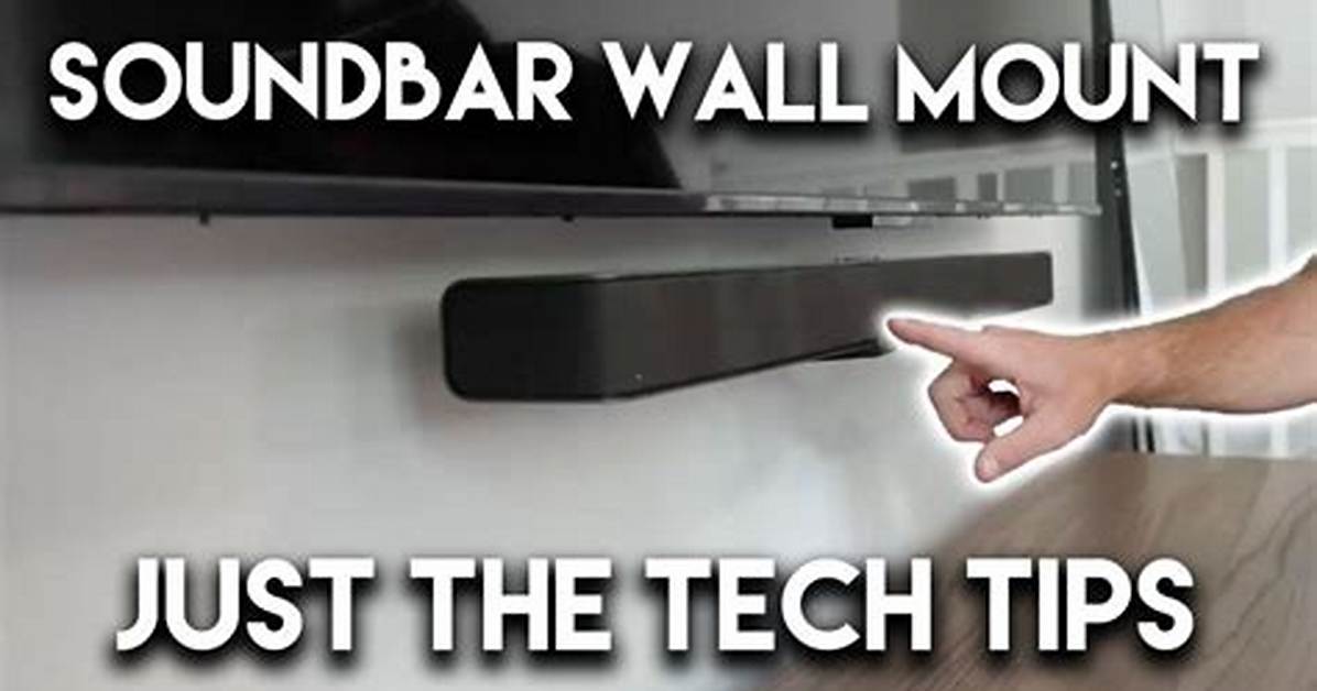 Can You Mount a Soundbar to the Wall?