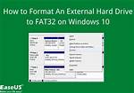 Can You Read External Hdd of Fat32 Format?