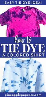 Can You Use Colored Shirts to Tie Dye?