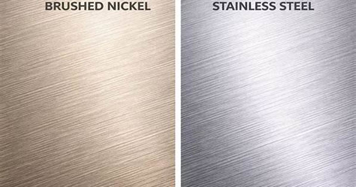 Do Stainless Steel and Brushed Nickel Go Together?