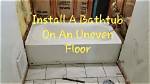 Does a Bathtub Sit on the Floor?