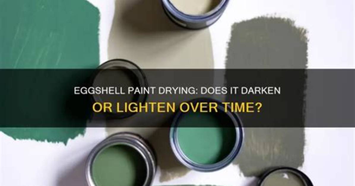 Does Eggshell Paint Dry Shiny?