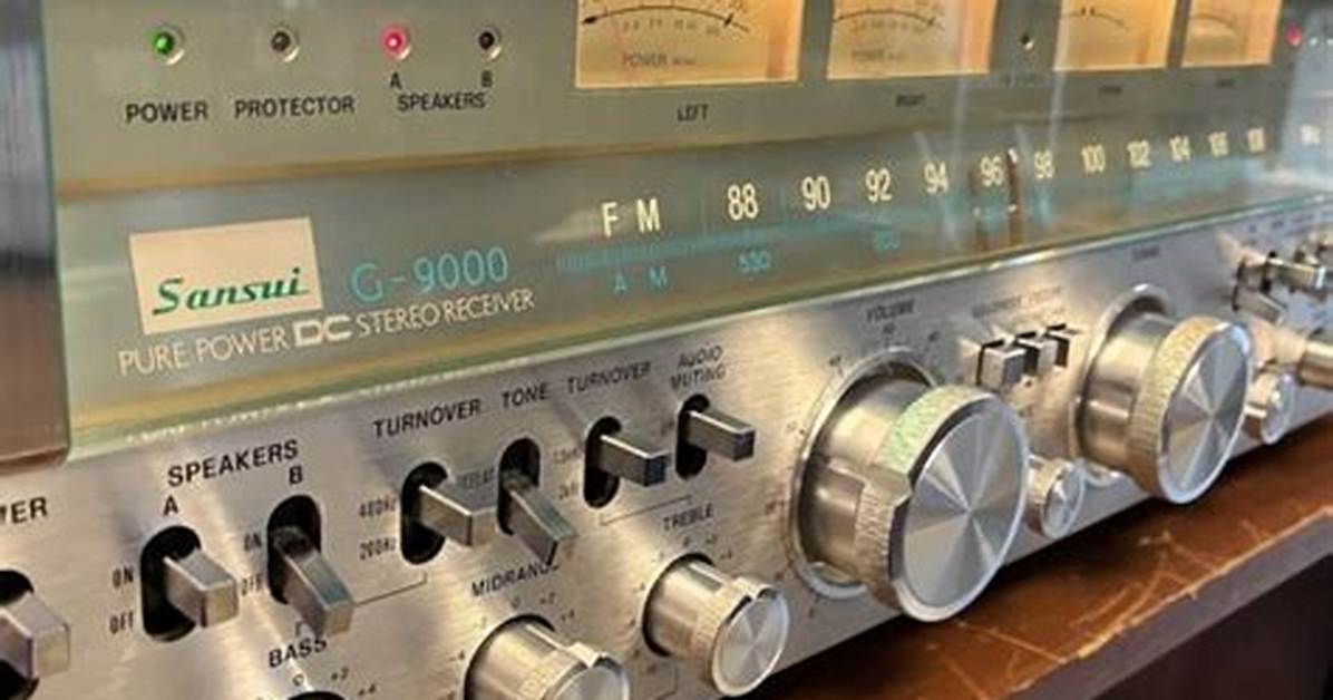 How Big Is the Sansui G-9000 Amplifier?