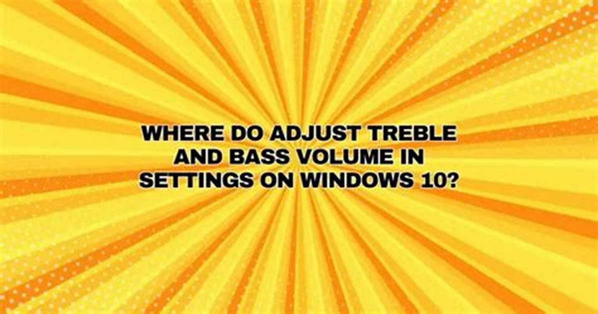 How Do I Adjust the Bass on My Touch 300?