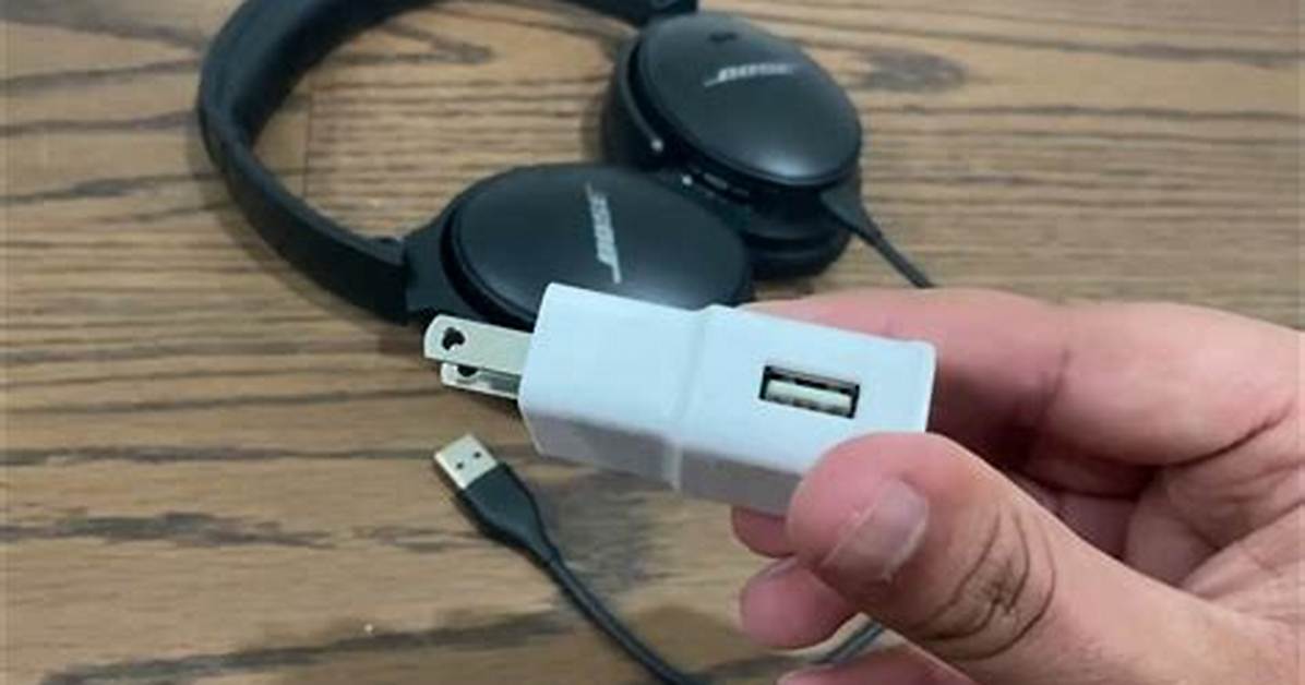 How Do I Charge My Bose Quiet Comfort Headphones?