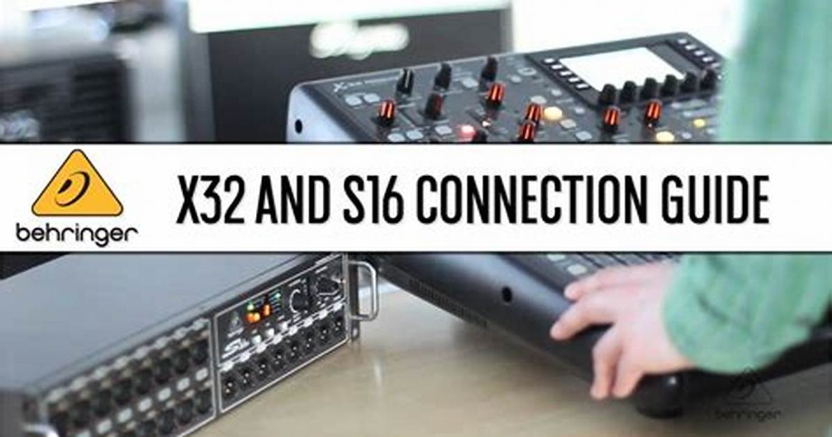 How Do I Connect My Behringer X32 Producer to My Computer?