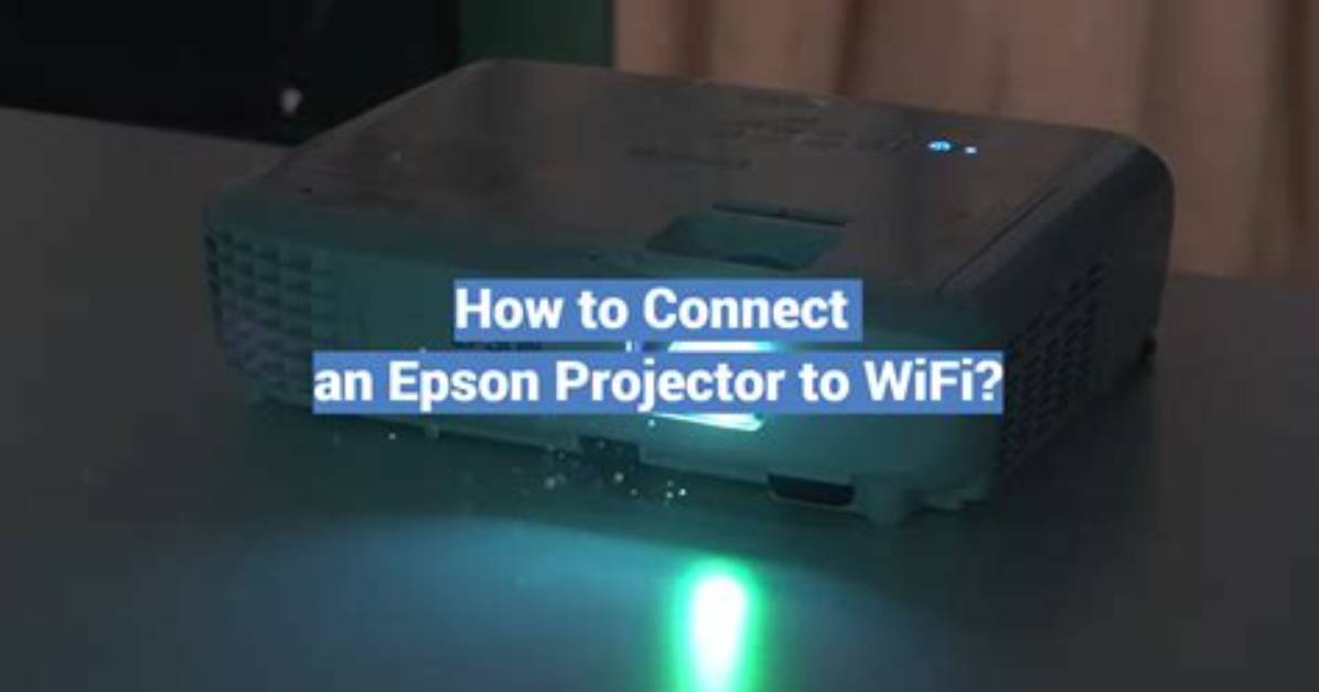 How Do I Connect My Epson Projector to Avr?
