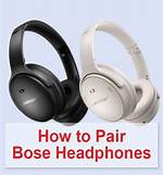 How Do I Pair My Bose Headphones Ae2?