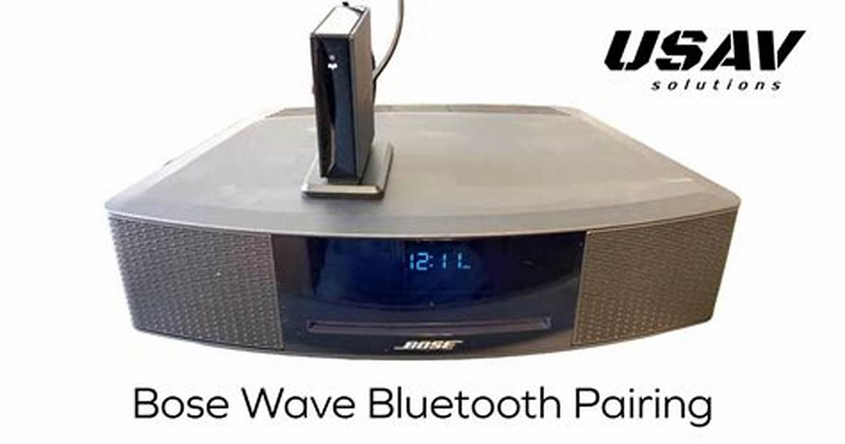 How Do I Pair My Bose Wave 3?