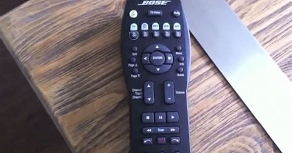 How Do I Program My New Bose Remote?