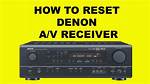 How Do I Reset My Avr 1911?
