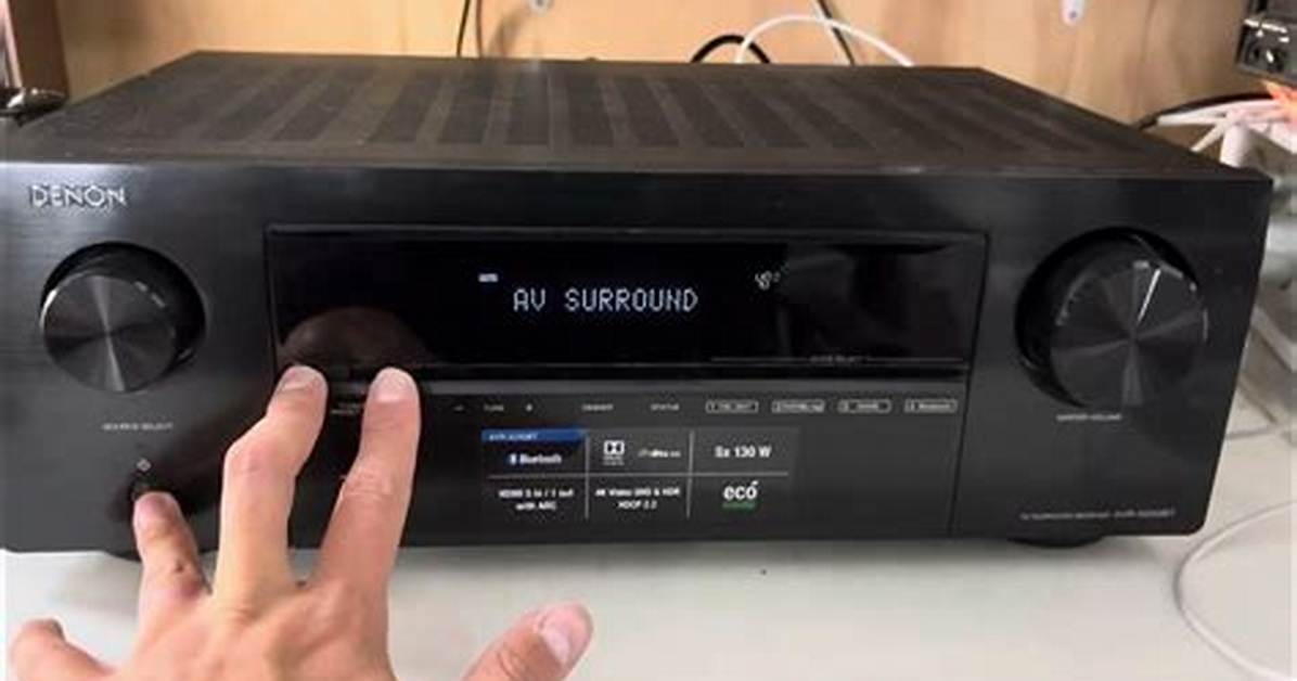 How Do I Reset My Denon Avr 4520Ci?