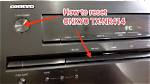 How Do I Reset My Onkyo Receiver Sr607?
