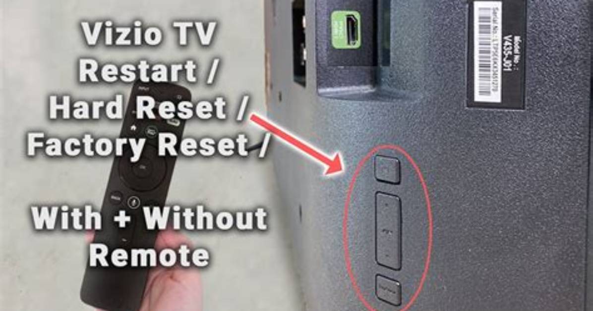 How Do I Reset My Vizio Wireless Subwoofer?