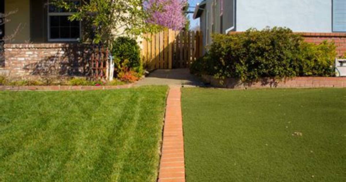 How Do I Separate My Neighbors Lawn from the Front?