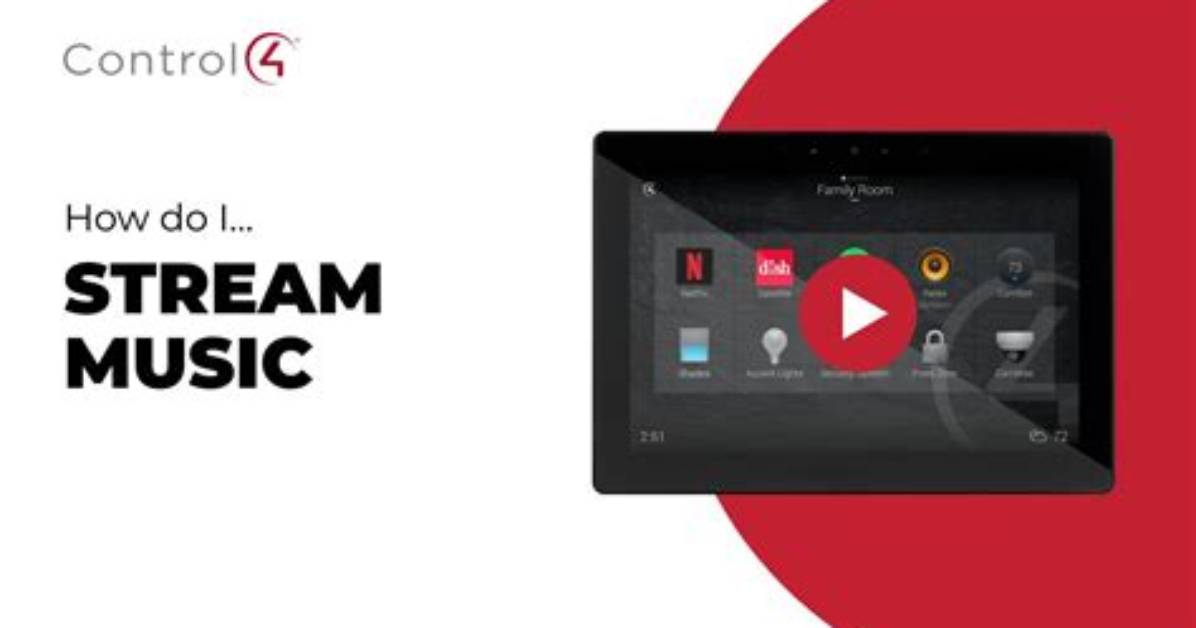How Do I Stream Music to Control4?