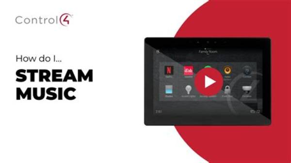 How Do I Stream Music to Control4?
