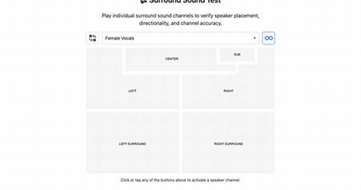 How Do I Test My Surround Sound?