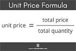 How Do You Find out Unit Price?