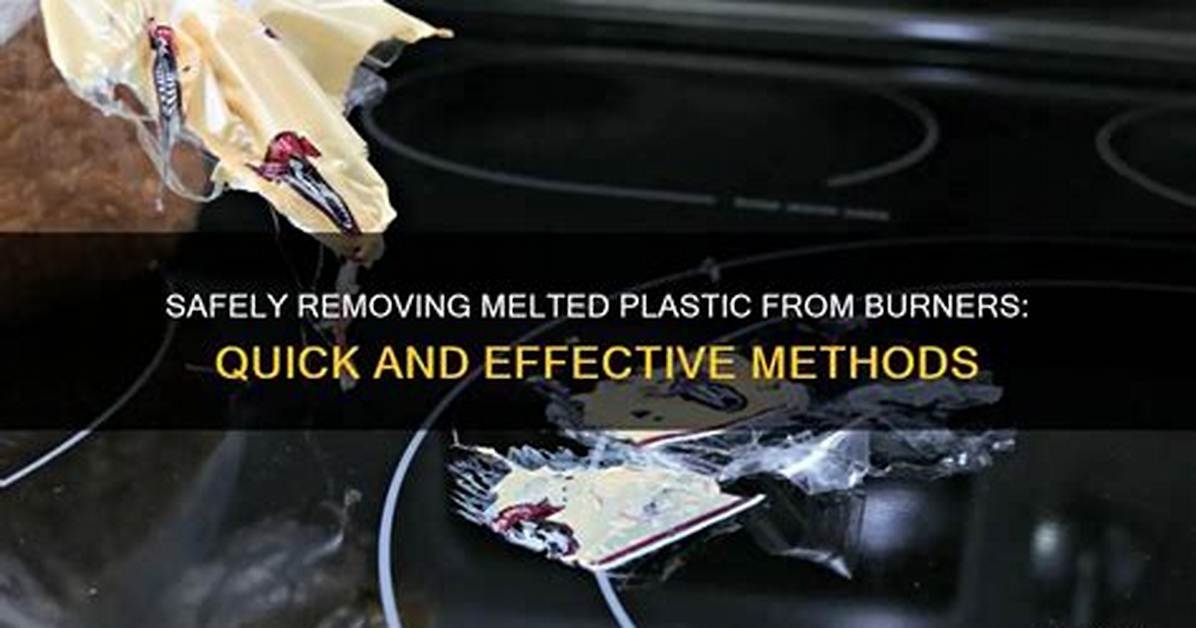 How Do You Get Melted Plastic off of Shoes?