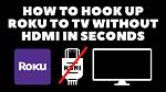 How Do You Hook up a Old Vcr to a Flat Screen Tv?
