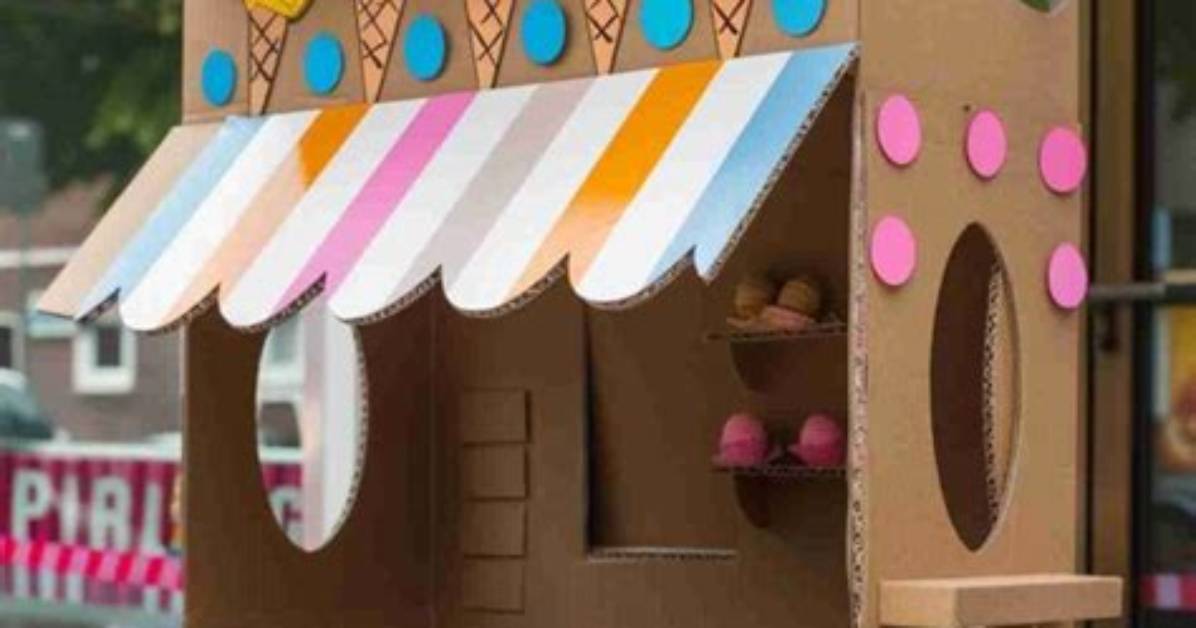 How Do You Make a Cardboard Ice Cream Set?