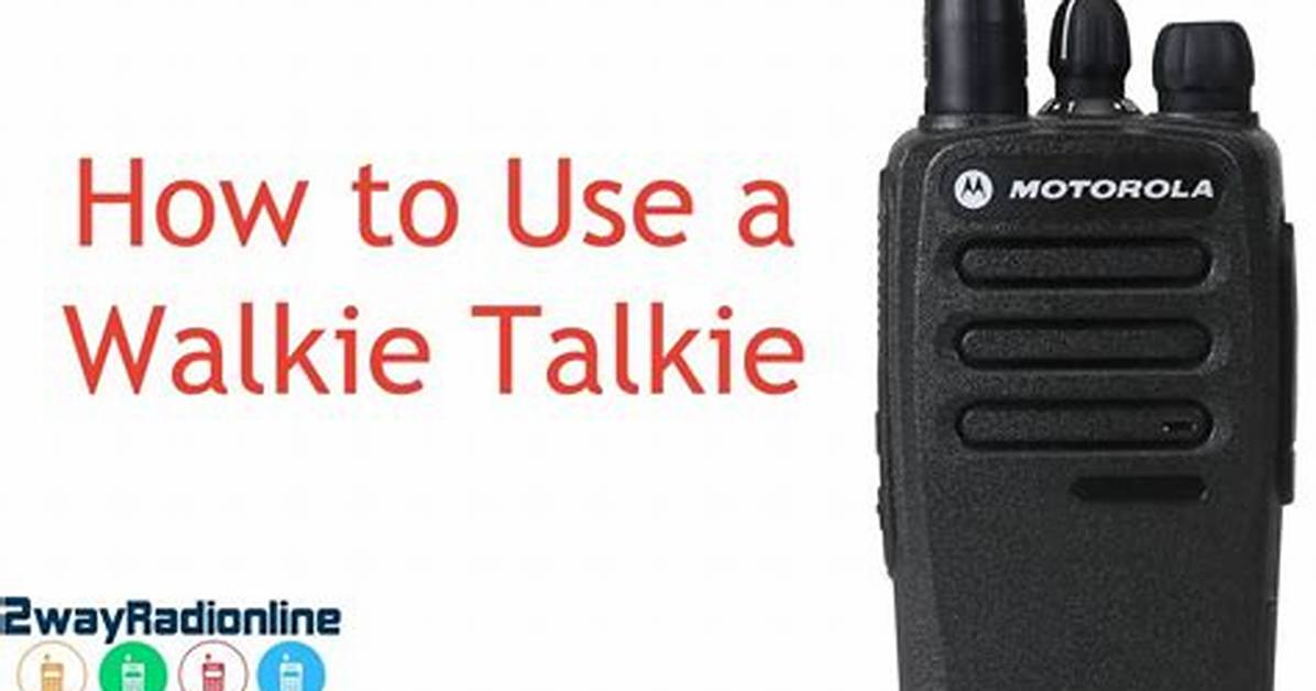 How Do You Reprogram a Walkie Talkie?