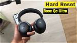 How Do You Reset Bose Quietcomfort Headphones?