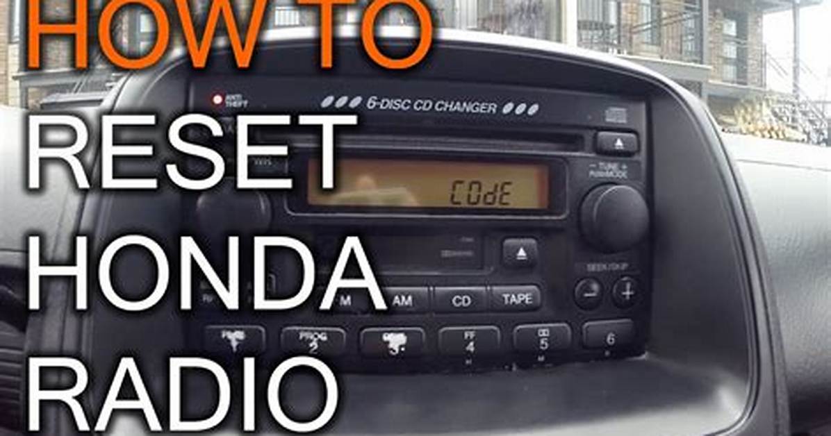 How Do You Reset the Radio on a 2014 Toyota Tundra?