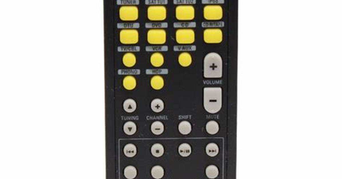 How Does the Denon Avr 1909 Remote Work?