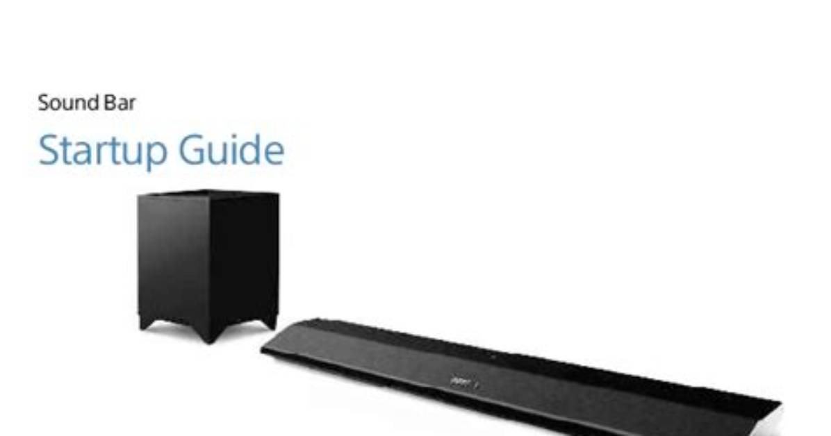 How Does the Sony Ht-Ct770 Sound Bar Work?