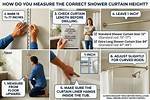 How High Should a Shower Curtain Be from the Ceiling?