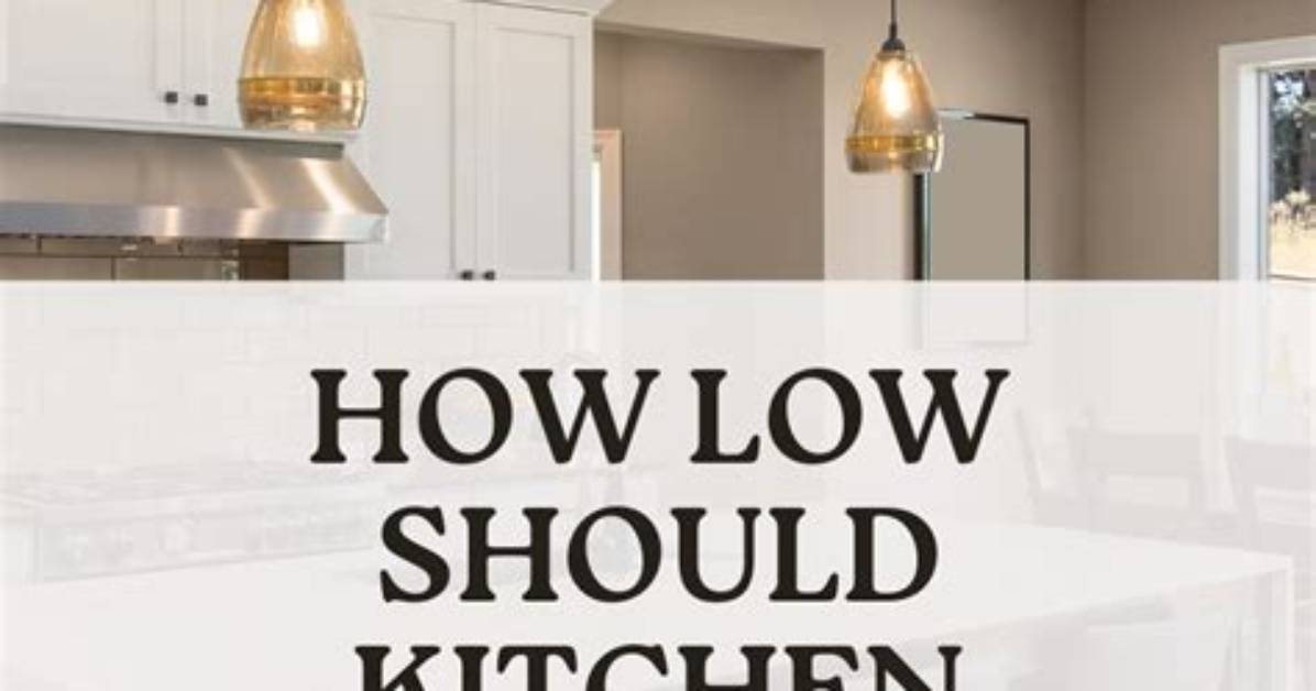 How Low Should Pendant Lights Hang in Bathroom?