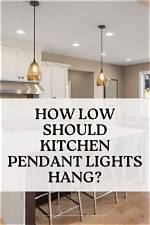 How Low Should Pendant Lights Hang in Bathroom?