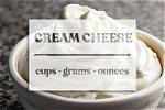 How Many Grams Is in Cream Cheese?
