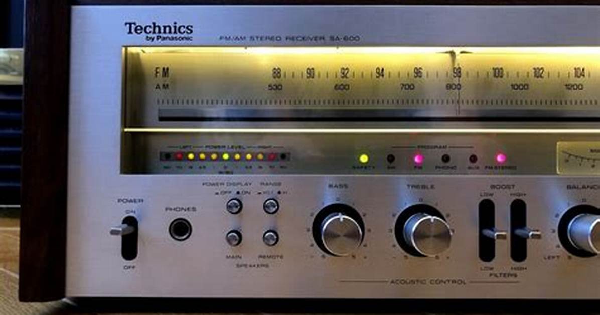 How Much Does a Technics Stereo Receiver Cost?