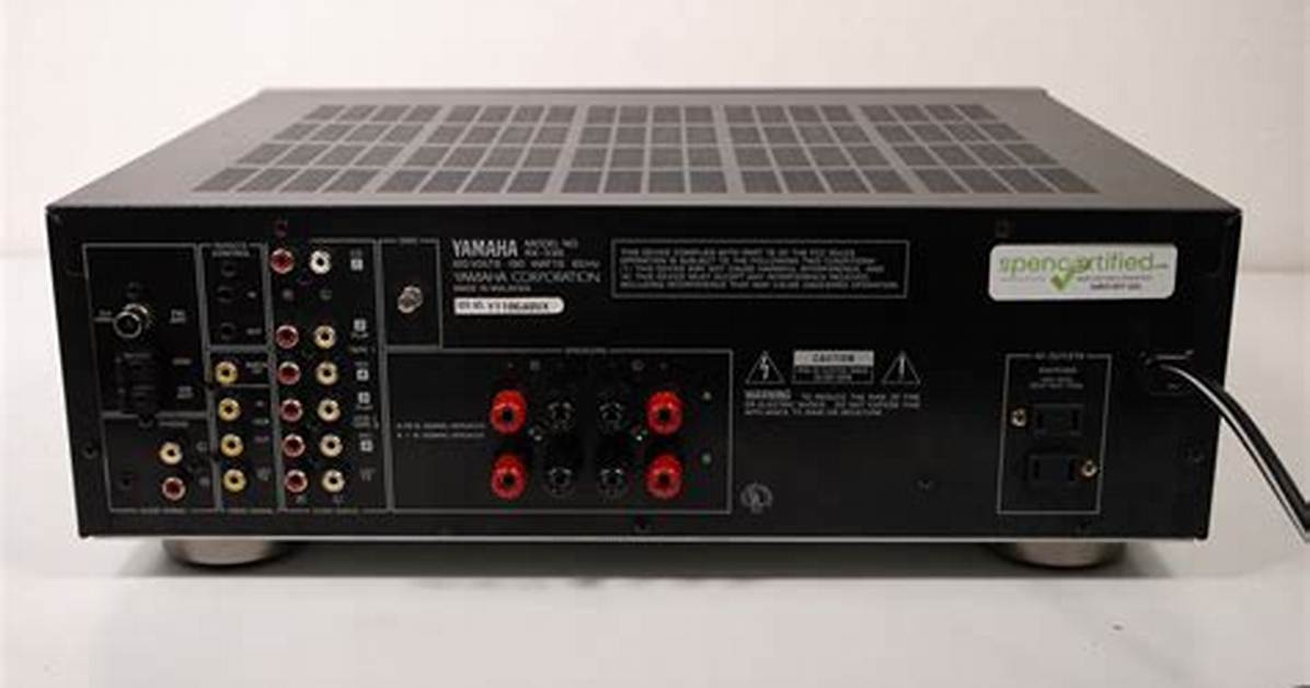 How Much Does a Yamaha Rx-596 Receiver Cost?