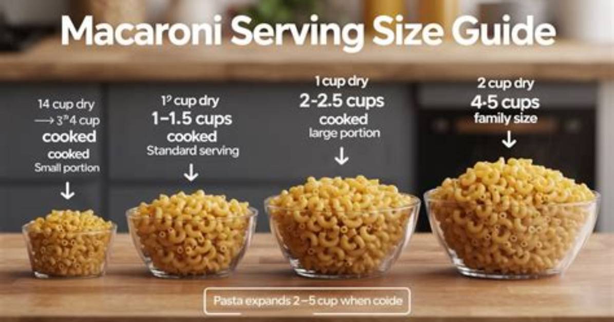 How Much Is One Serving of Macaroni and Cheese?