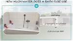 How Much Water Does a Bathtub Use?
