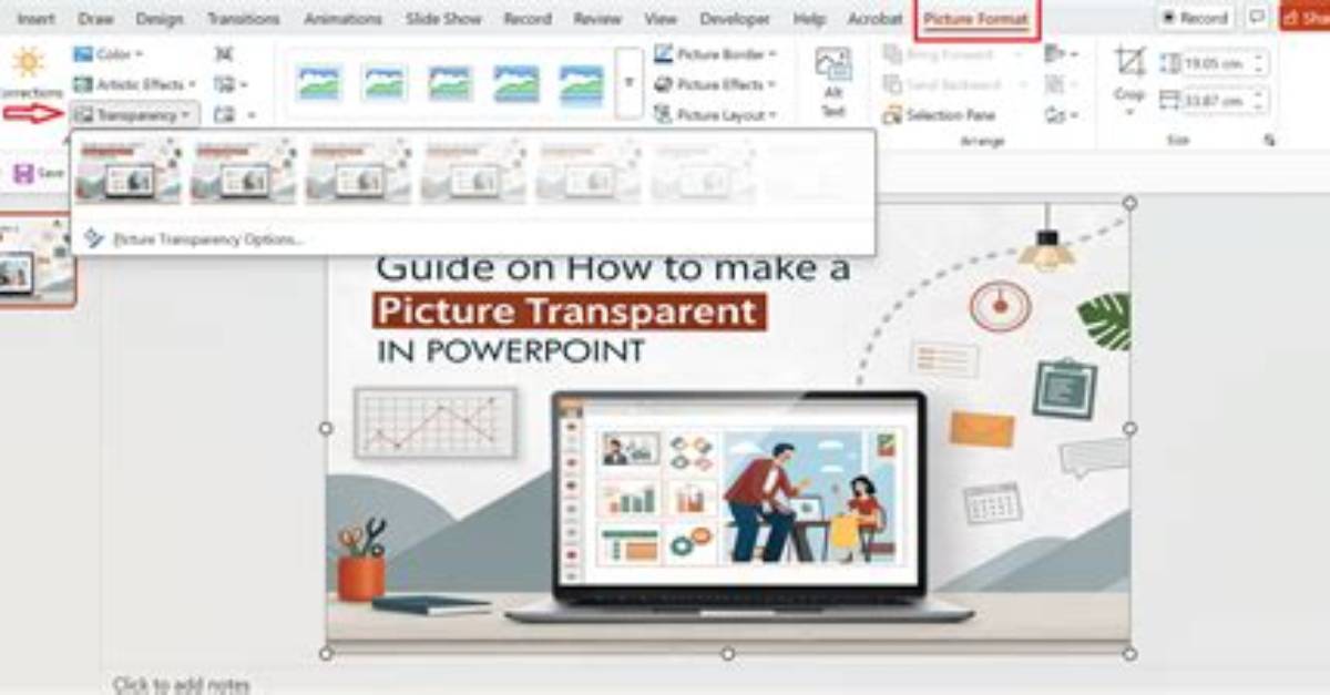 How to Change Transparency in Powerpoint