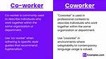 How to Spell Coworker