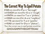How to Spell Potato Joke
