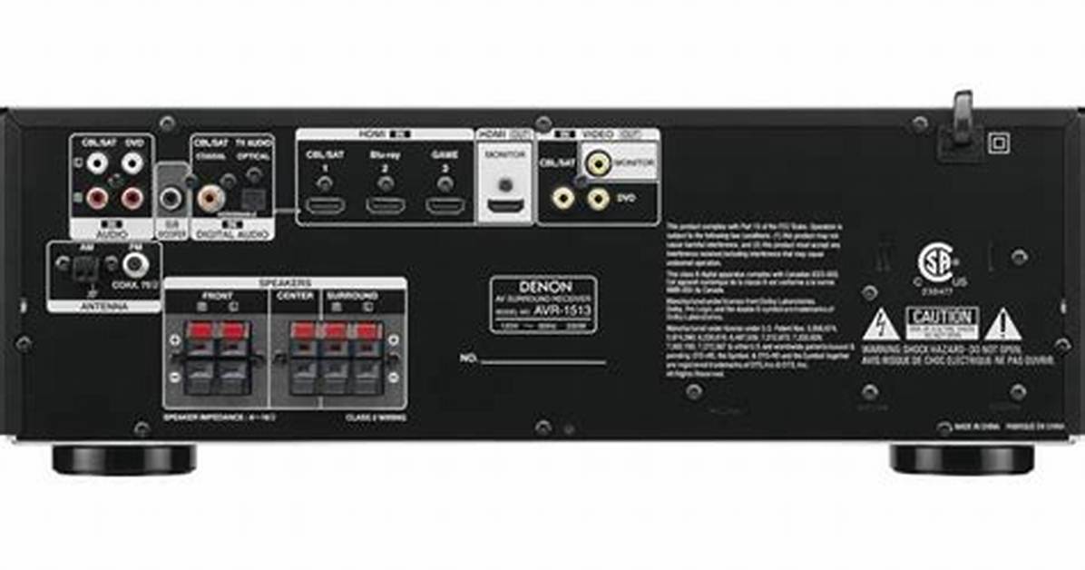 How to Use Denon Avr-1513 Home Theater Receiver?