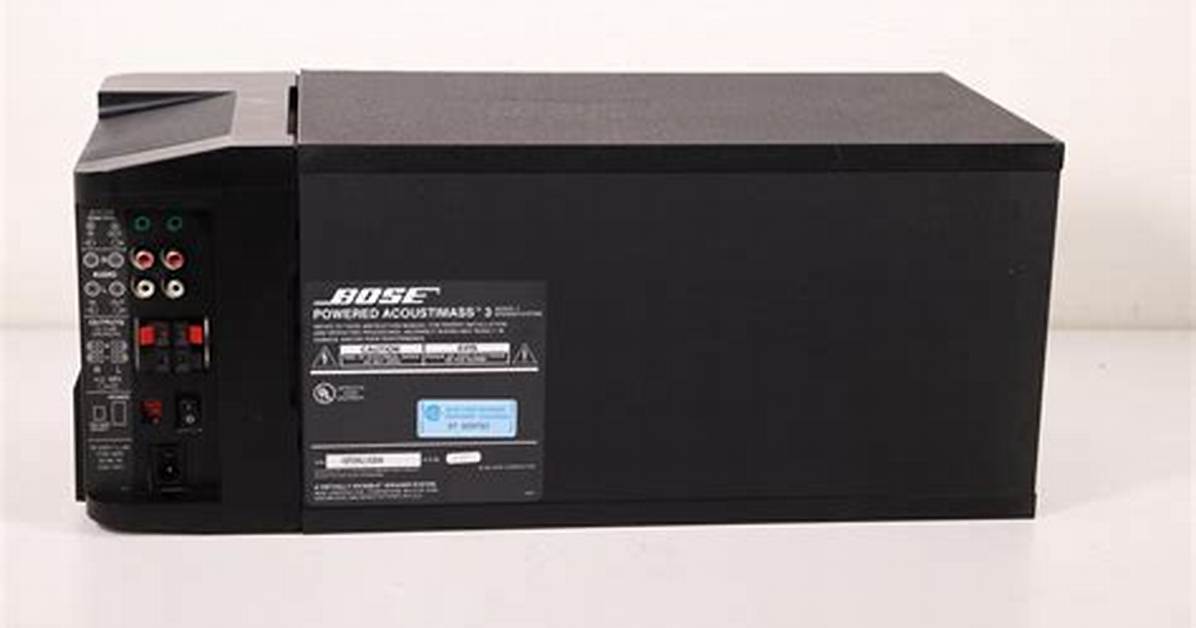 Is Bose Acoustimass Subwoofer Powered?